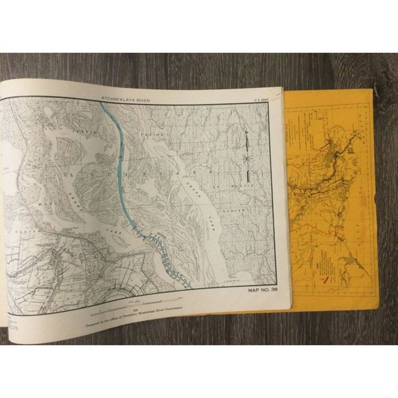 Vintage Navigation Maps of Gulf Intracoastal Waterway Gulf Section 1958 - Picture 5 of 5